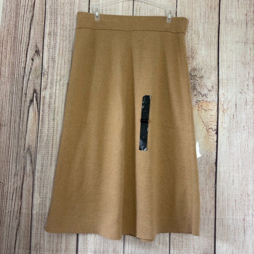Banana Republic Womens Toffee A-Line Midi Sweater Skirt size Small